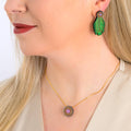 Mimosa Eco-Friendly Reclaimed Wood Necklace